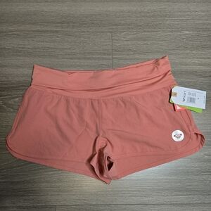 NWT Roxy Endless Women's Coral / Peach Active Shorts Size M Activwear